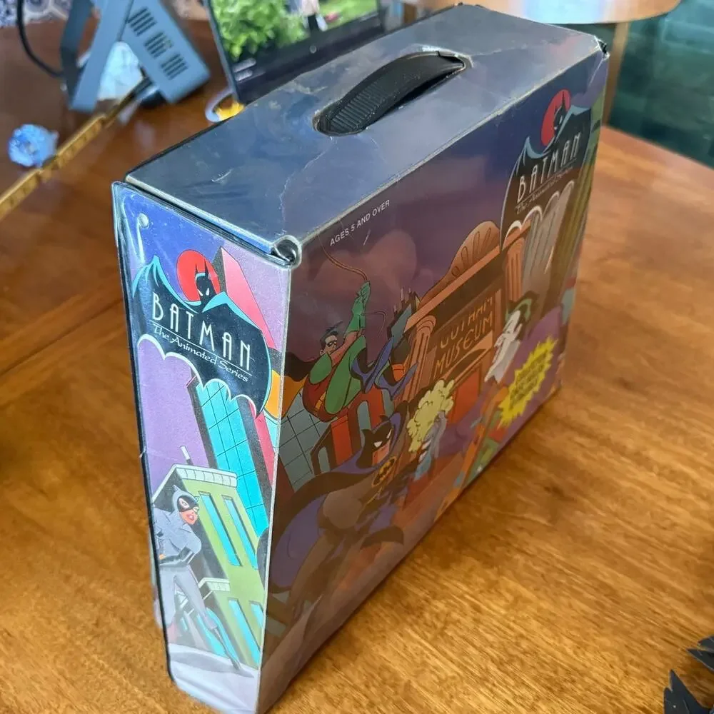 Vintage Lot Batman Animated Series Case 13 Figures Kenner Robin Twoface